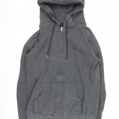 Onepiece Unisex Adults Grey Full Zip Hoodie S