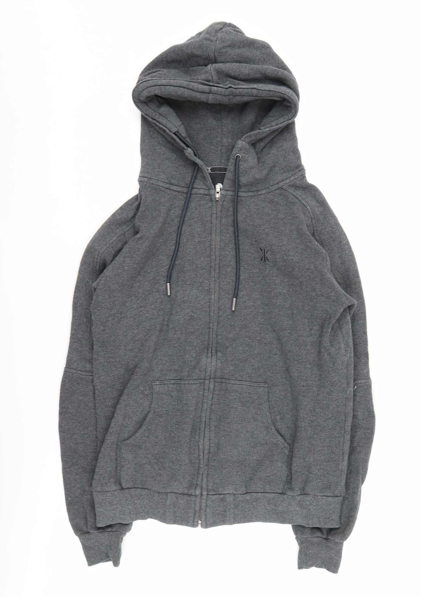 Onepiece Unisex Adults Grey Full Zip Hoodie S