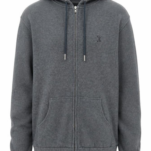 Onepiece Unisex Adults Grey Full Zip Hoodie S