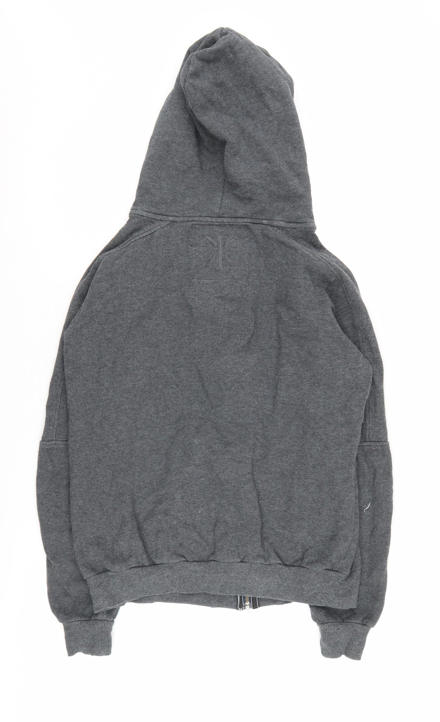 Onepiece Unisex Adults Grey Full Zip Hoodie S