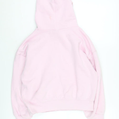 Jordan Girls Pink Hoodie, 10-12 Years, Pullover, Logo Accent