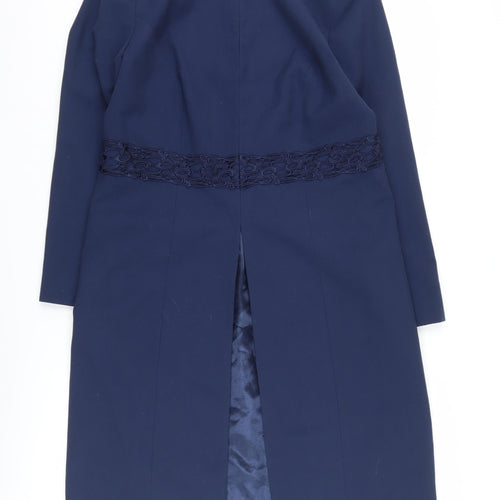 Changes by Together Women's Blue Long Overcoat Size 14