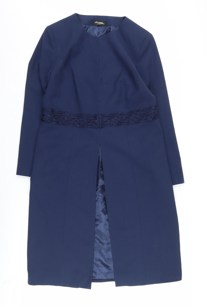 Changes by Together Women's Blue Long Overcoat Size 14