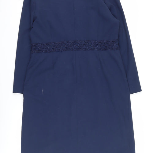 Changes by Together Women's Blue Long Overcoat Size 14