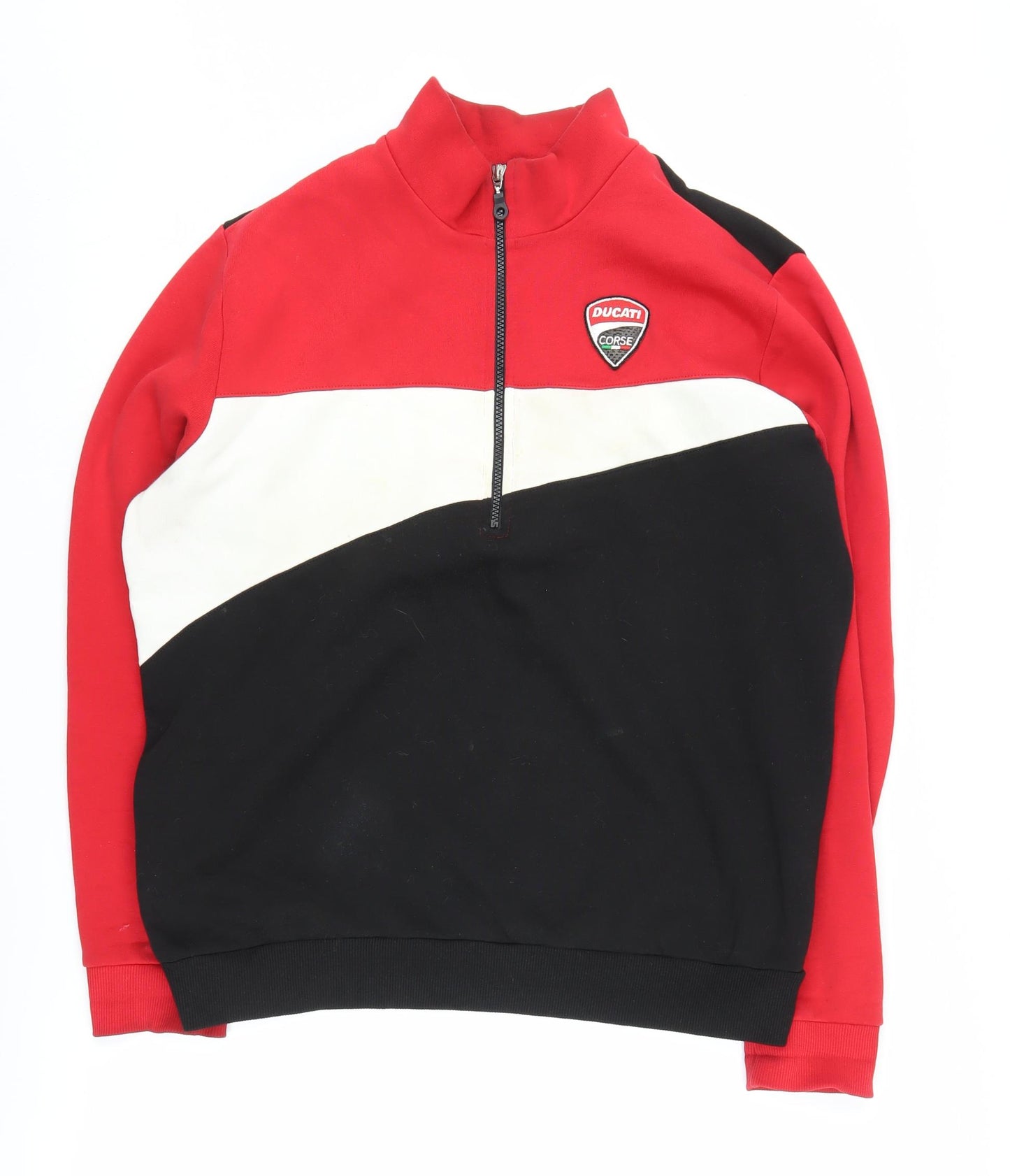 Ducati Men's 1/4 Zip Motorcycle Sweatshirt L