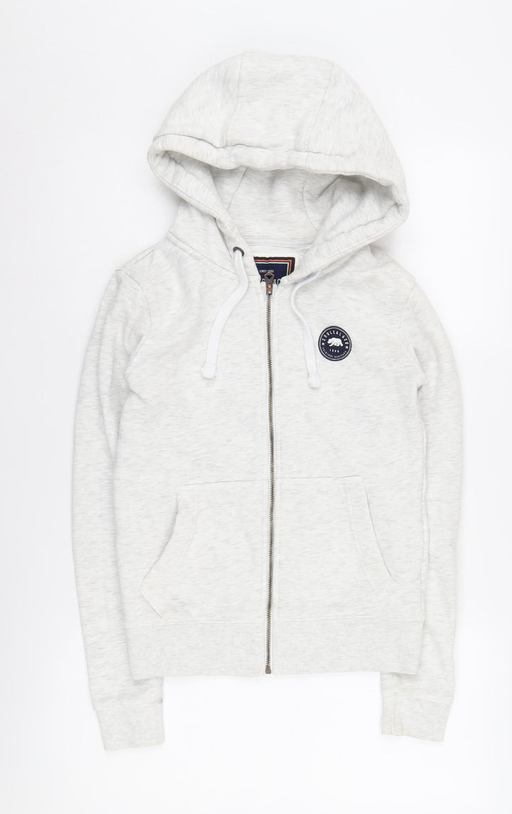 SoulCal & Co Women's Ivory Zip Hoodie Size 6