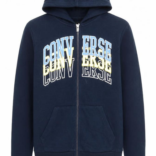 Converse Boys Blue Full Zip Hoodie - Size 12-13 Years