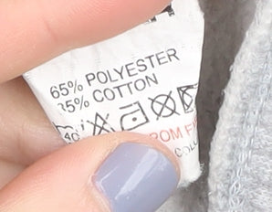 LA Gear Women's Grey Full Zip Hoodie Size 12