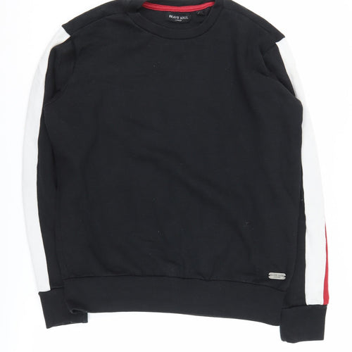 Brave Soul Men's Black Pullover Sweatshirt S