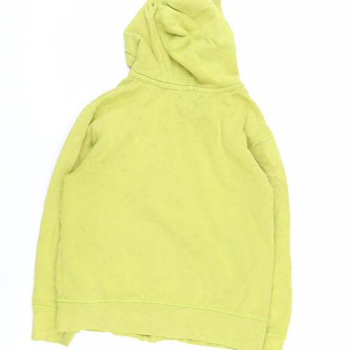GAP Boys Green Full Zip Hoodie M Logo Casual