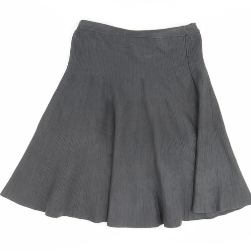 Philosophy Women's Grey A-Line Midi Skirt M