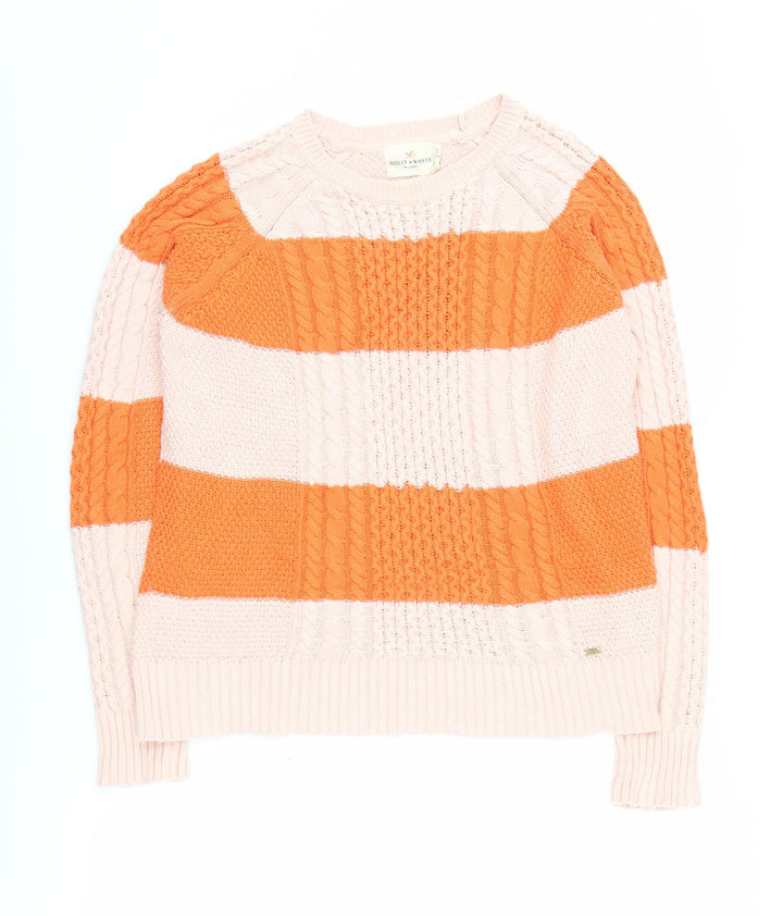 Holly & Whyte Women's Multicolour Stripe Pullover M