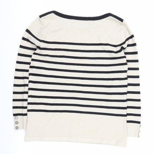 Principles by Ben de Lisi Women's Multicoloured Striped Pullover Jumper Size 12