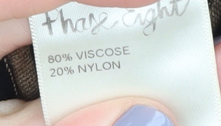 Phase Eight Women's Black Striped Knee Length Shift Dress