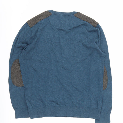 Burton Menswear Blue Medium Pullover Jumper