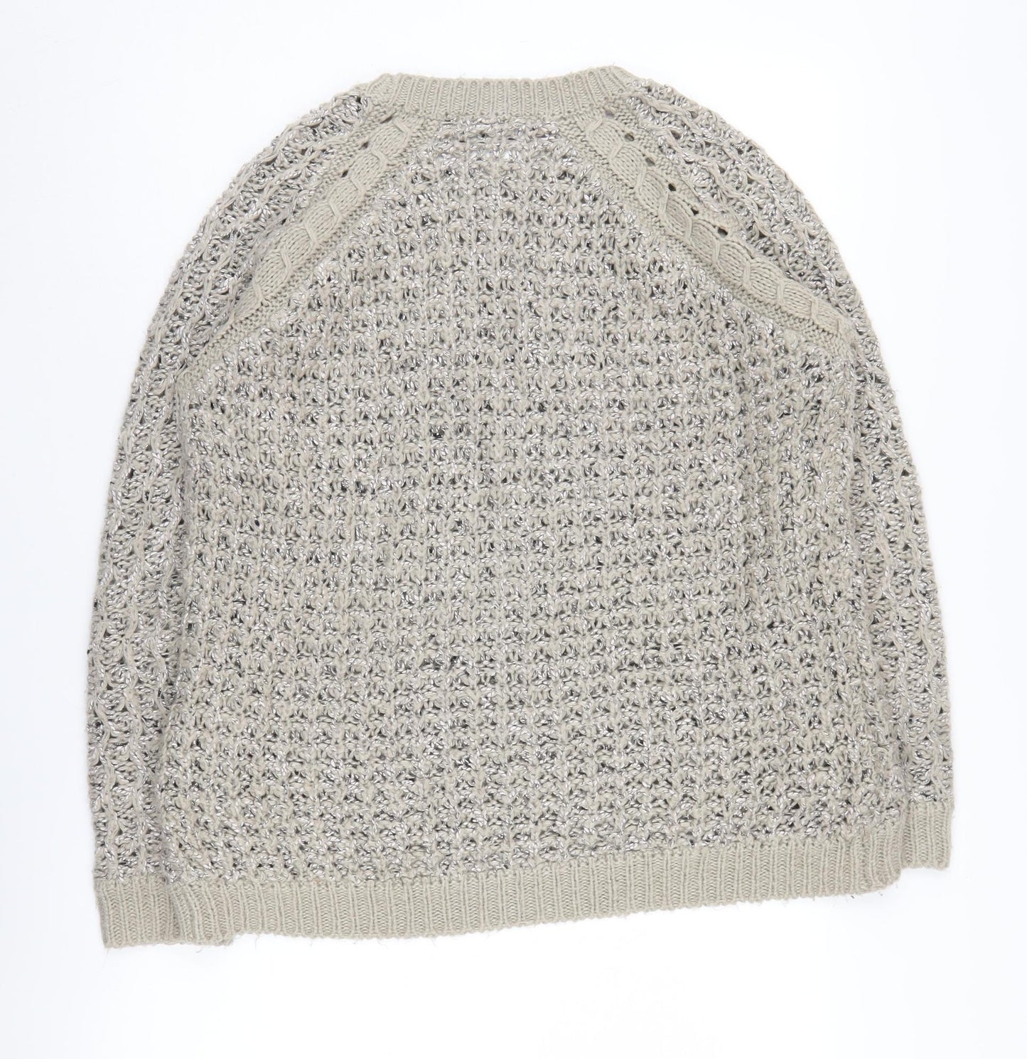 Dorothy Perkins Women's Beige Pullover Jumper Size 14