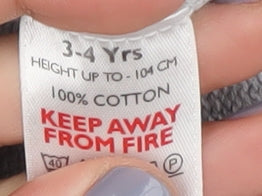 The Little White Company Boys Grey Air Force Pullover Jumper 3-4Y