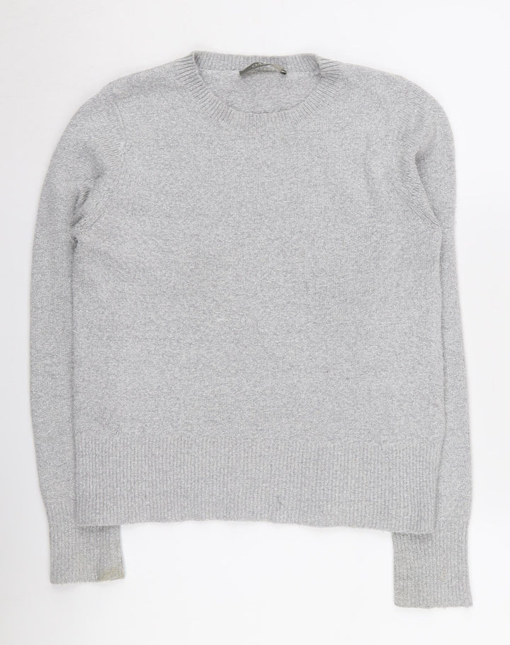 Oasis Women's Grey Pullover Jumper, Size S, Crew Neck