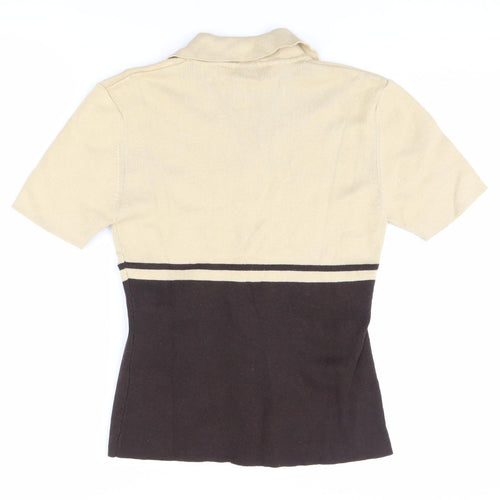 Dorothy Perkins Women's Beige Brown Cardigan UK 12