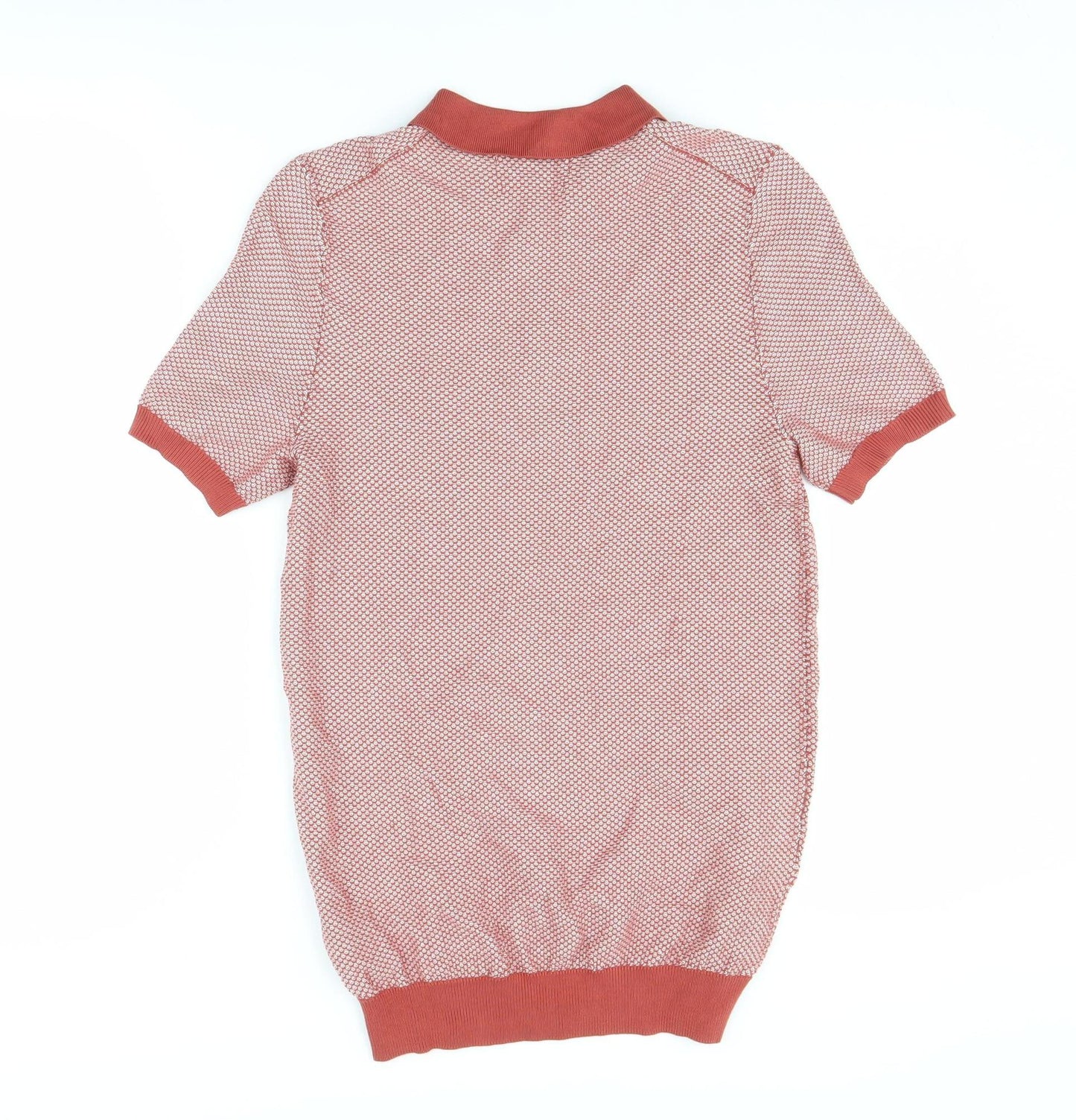 Marks and Spencer Women's Red Polo Shirt XS