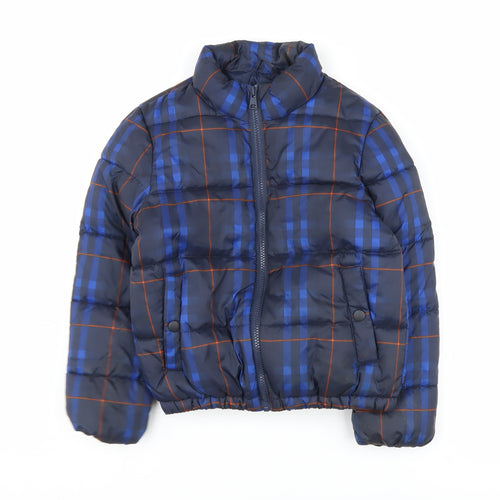 Marks and Spencer Boys Blue Puffer Jacket 6-7 Years