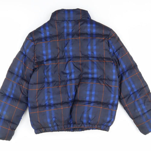 Marks and Spencer Boys Blue Puffer Jacket 6-7 Years