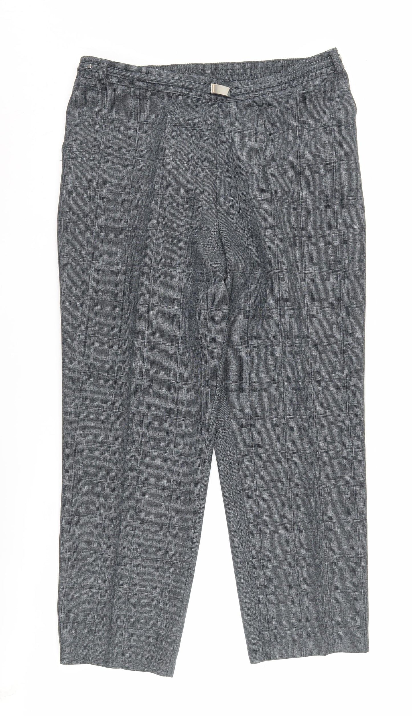 Marks and Spencer Women's Grey Trousers Size 16