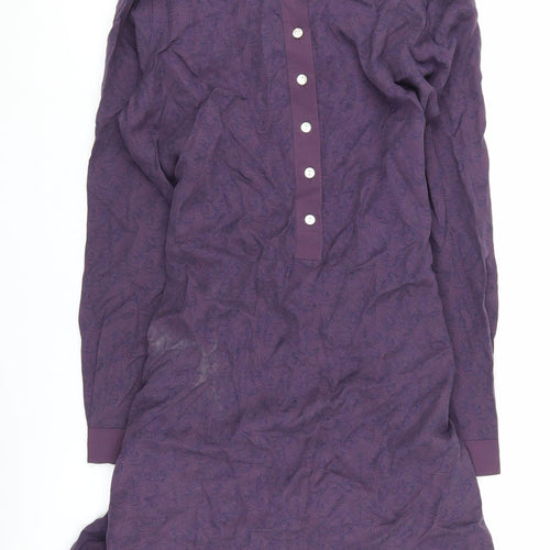 QUBA & Co. Purple Women's Shirt Dress Size 10