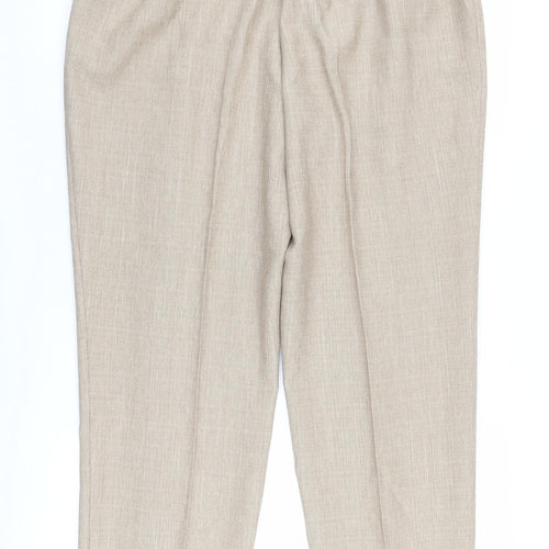 Marks and Spencer Women's Beige Trousers Size 18