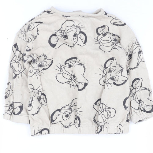 Disney Lion King Beige Unisex Baby Jumper 9-12 Months