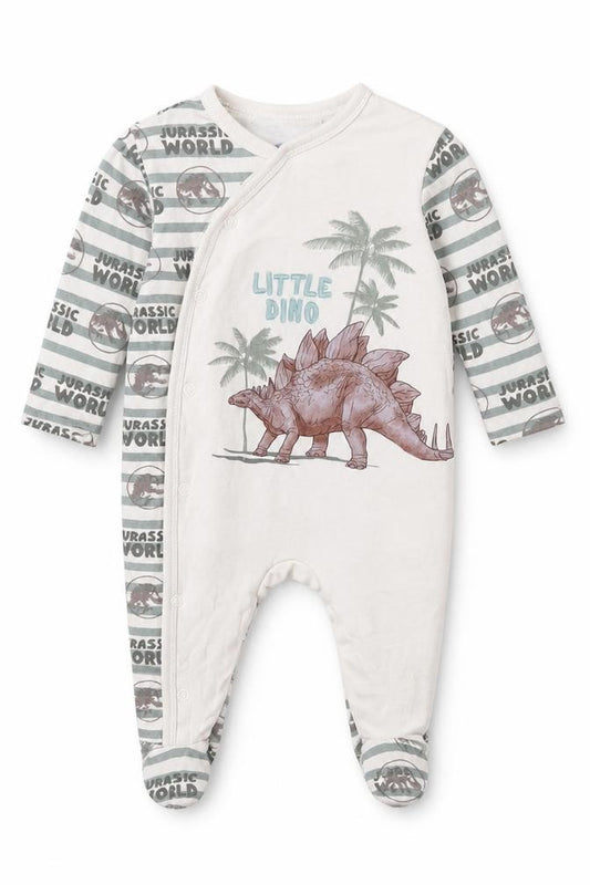 Universal Unisex Baby Jurassic World Babygrow 3-6M White