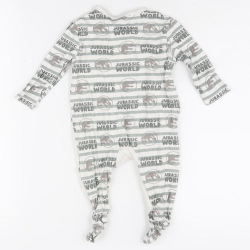 Universal Unisex Baby Jurassic World Babygrow 3-6M White