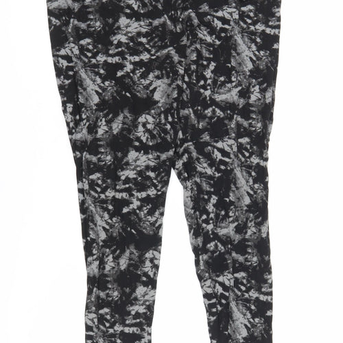 Marks and Spencer Women's Black Tie Dye Ankle Leggings Size 16