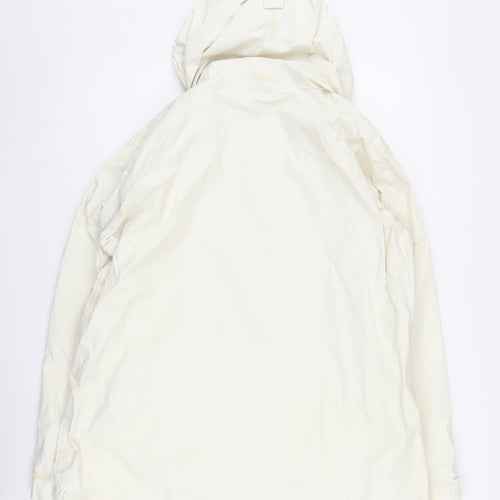 Regatta Women's White Waterproof Hooded Rain Coat Size 20