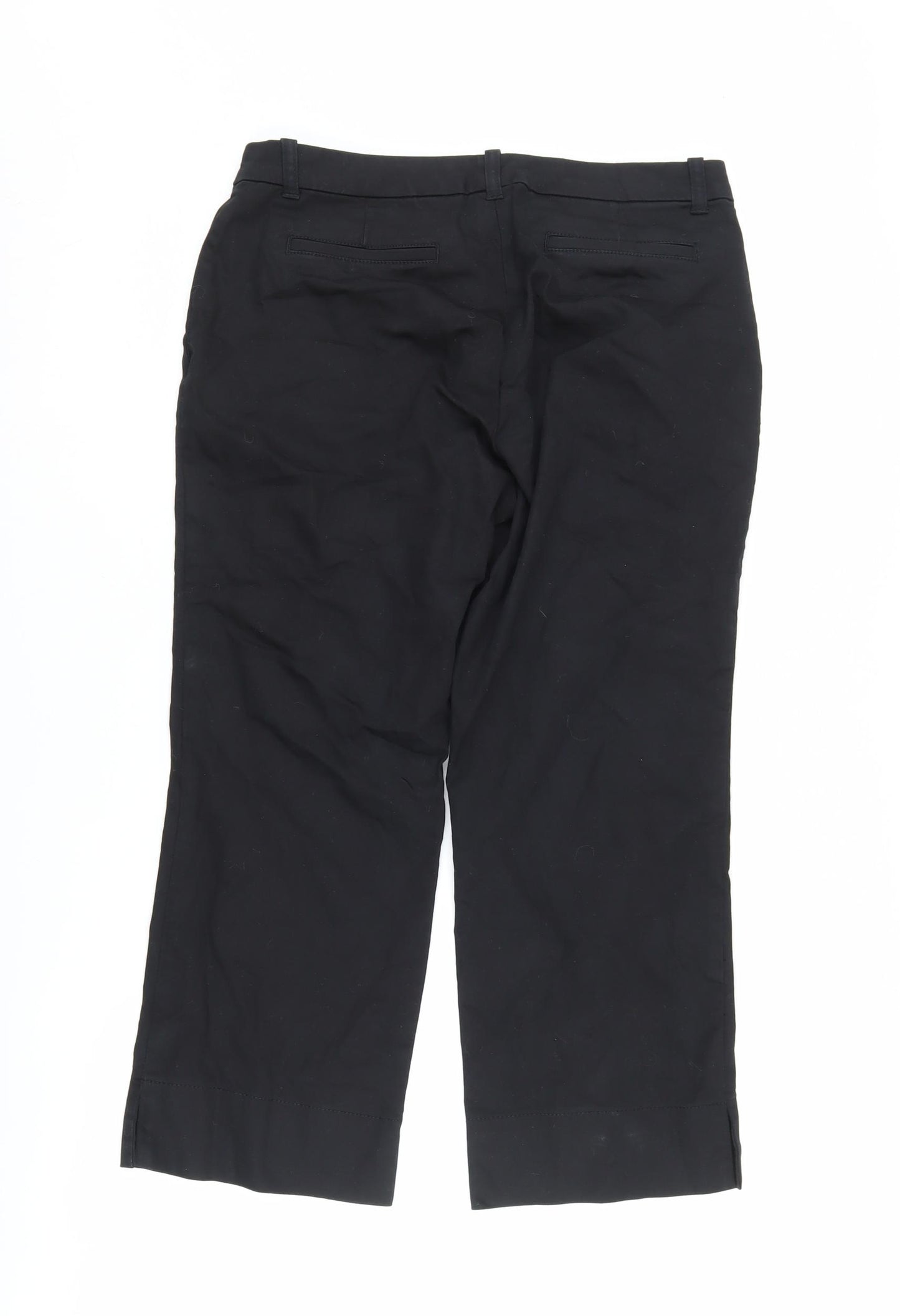 Next Women's Black Trousers, Size 12, Cotton Blend