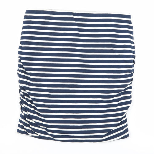 Hush Women's Blue Stripe Pencil Skirt M