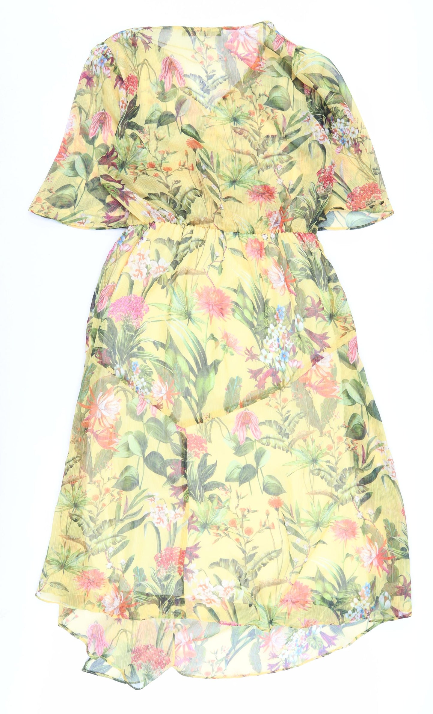 Zara Women’s Multicoloured A-Line Midi Dress M