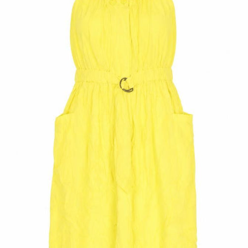 Finery Women's Yellow Slip Dress, Size 10, Casual Spring