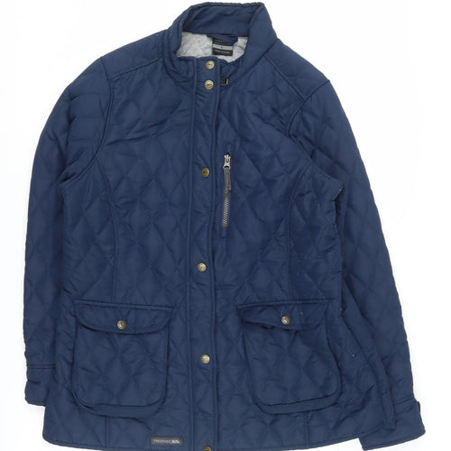 Trespass Women's Quilted Blue Jacket L Regular Fit