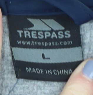 Trespass Women's Quilted Blue Jacket L Regular Fit