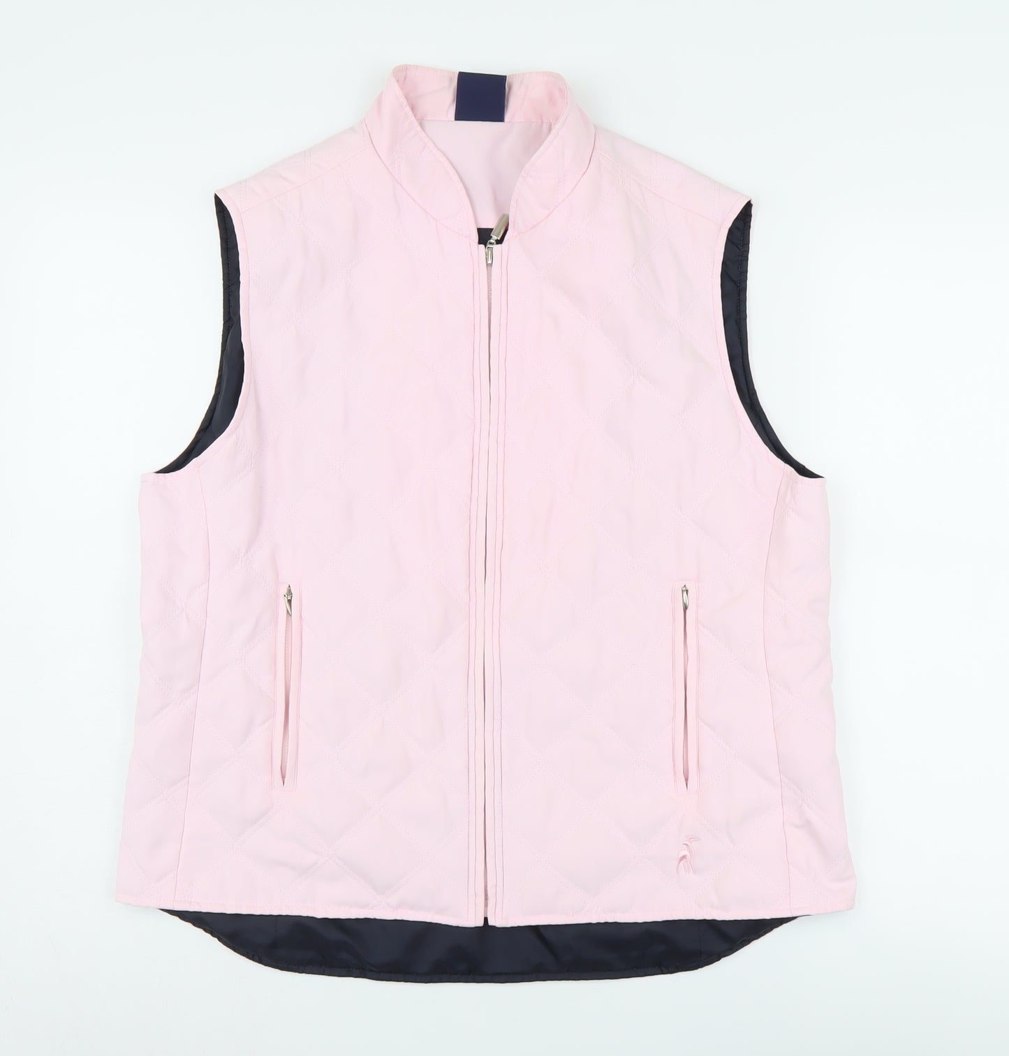 Tulchan Women's Pink Quilted Waistcoat, L