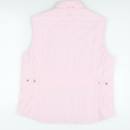 Tulchan Women's Pink Quilted Waistcoat, L