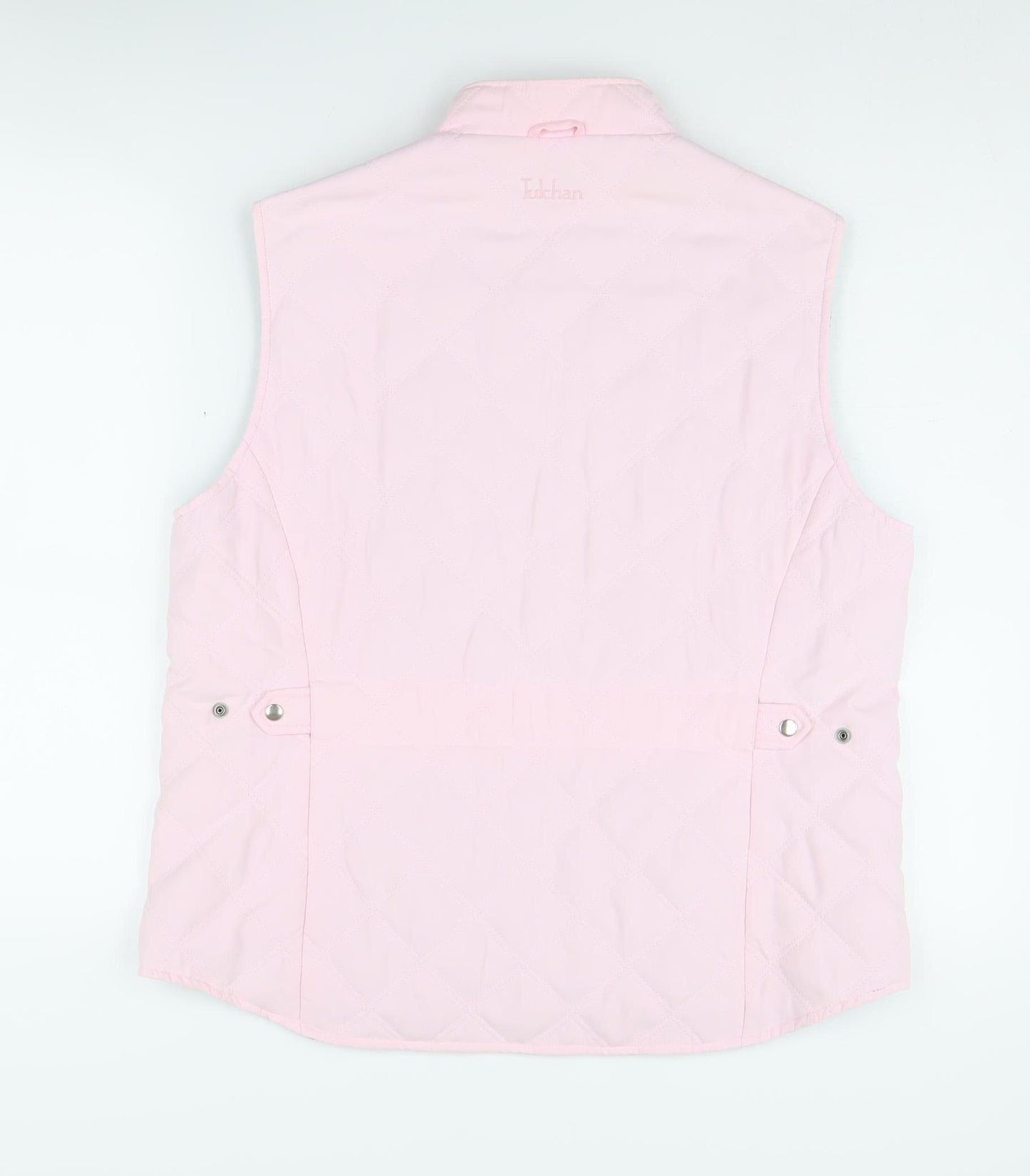 Tulchan Women's Pink Quilted Waistcoat, L