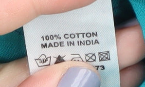 EAST Women’s Blue Geometric Tunic Top Size 14