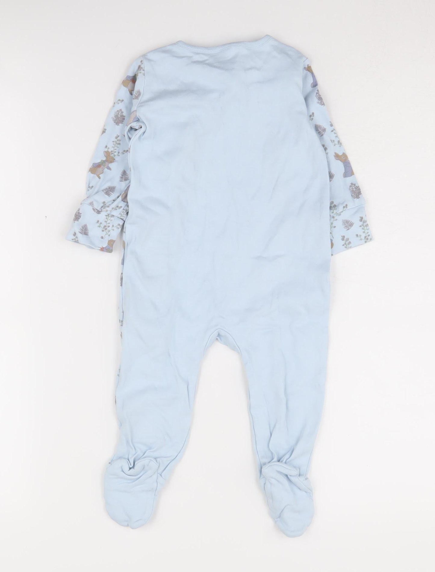 Beatrix Potter Unisex Baby Blue Peter Rabbit Babygrow 6-9 Months