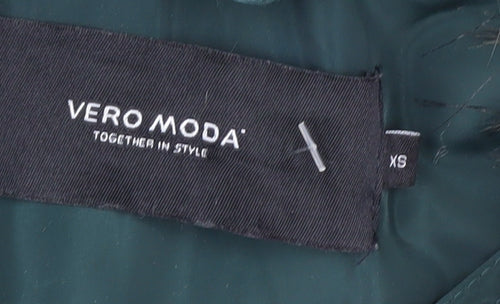 Vero Moda Women's Green Puffer Jacket XS