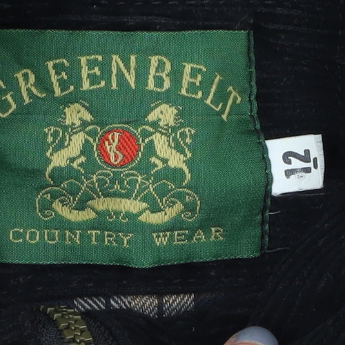 Greenbelt Women's Black Jacket Size 12 Mid-Length