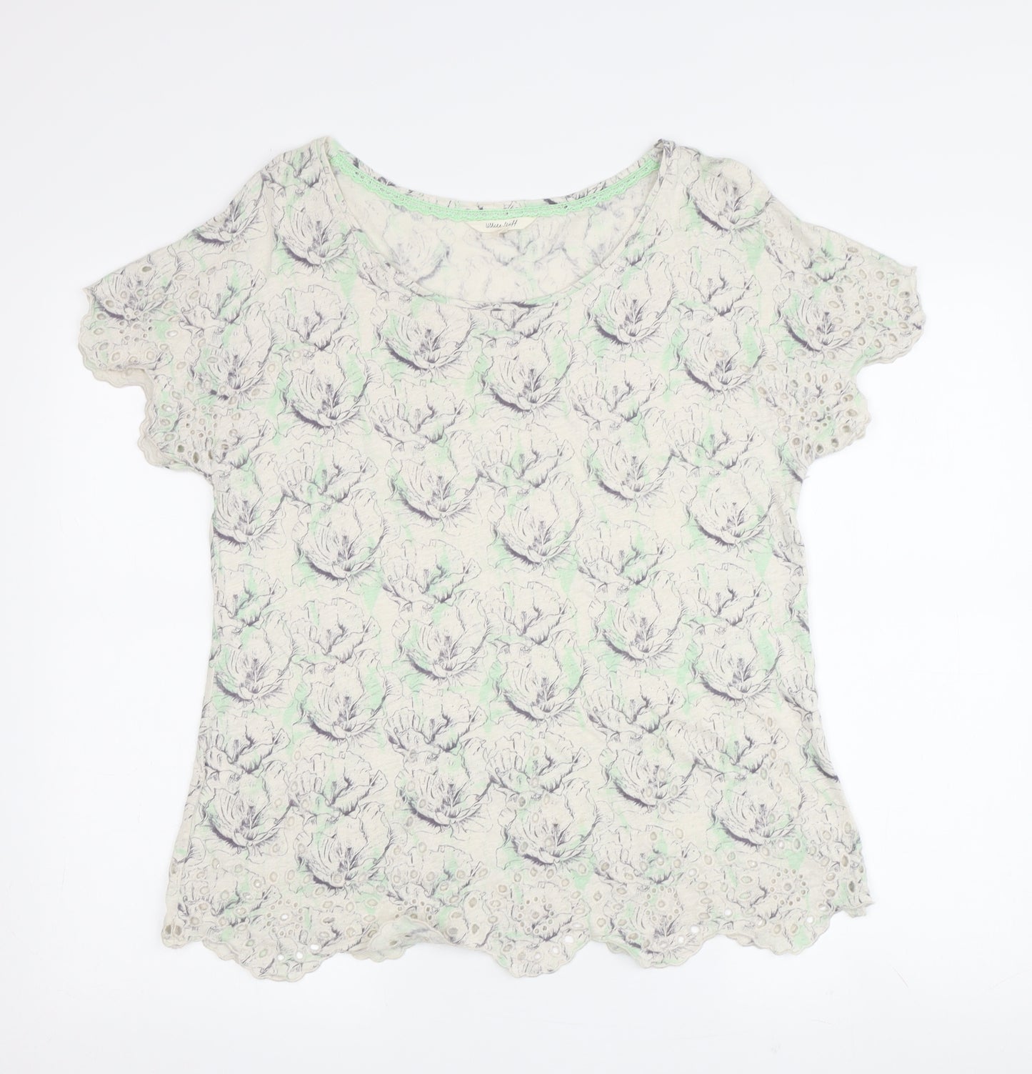 Weird Fish Women's Multicoloured Floral T-Shirt Size 12