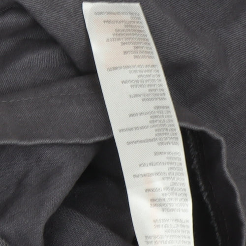 Boohoo MAN Men's Grey XS Basic Zip Jacket