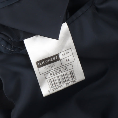 Scott & Taylor Men's Black Blazer, 44R, Business Formal